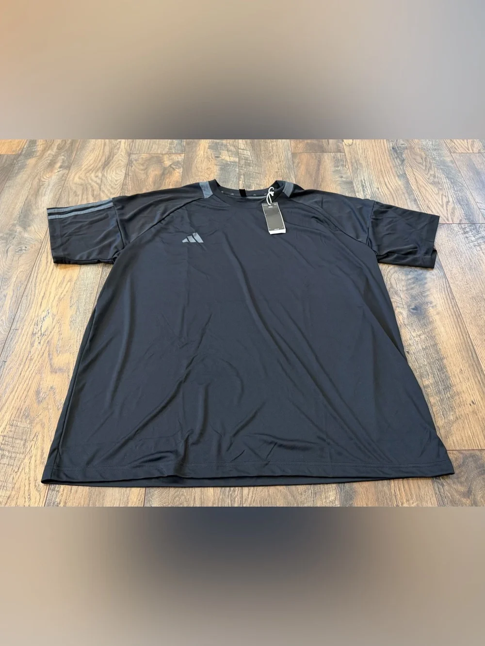 Adidas Men’s Black  Aeroready Short Sleeve Shirt Top Size 2XL, NEW